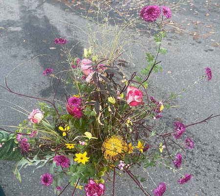 Strauss exotischer Herbst-Nov