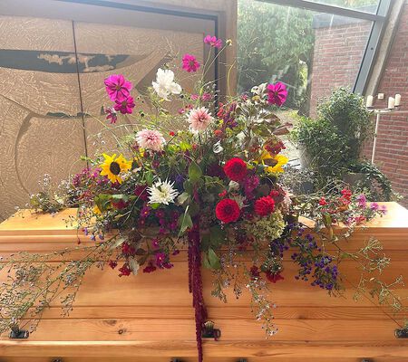 Sarggesteck Sommerflor Abschied Sep