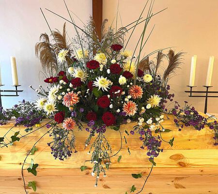 Wunsch rot-weiss-blau u. wenig Grün(ohne Gräser dahinter) Sep