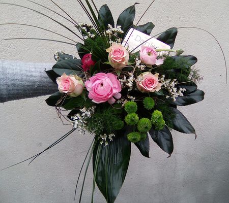 Danke Strauss in rosa - März