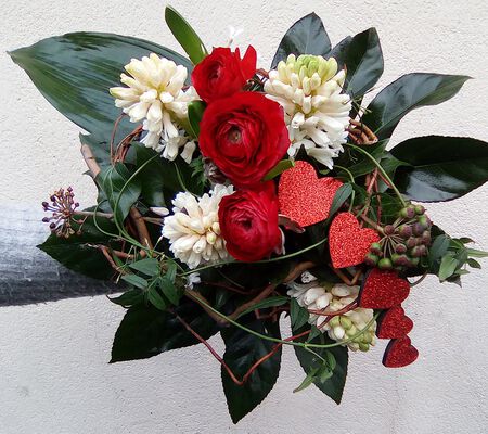 Liebe Ranunkel Hyazinthen Kombi