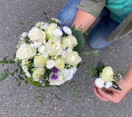 Zarte Liebe in weiss, Sep